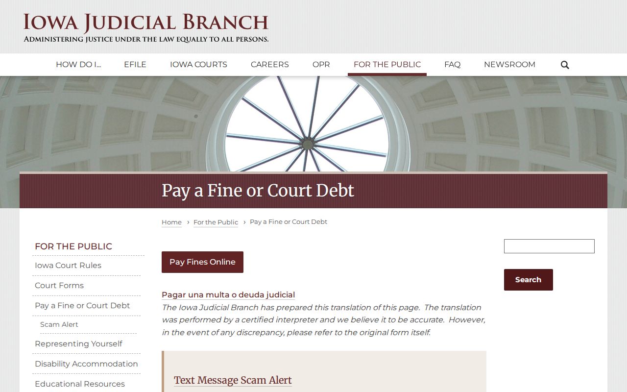 Fremont County criminal court case payment and docket access