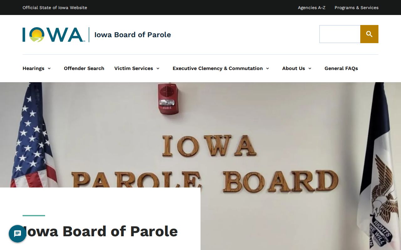 Iowa Board of Parole separate from Fremont County sex offender registry searches