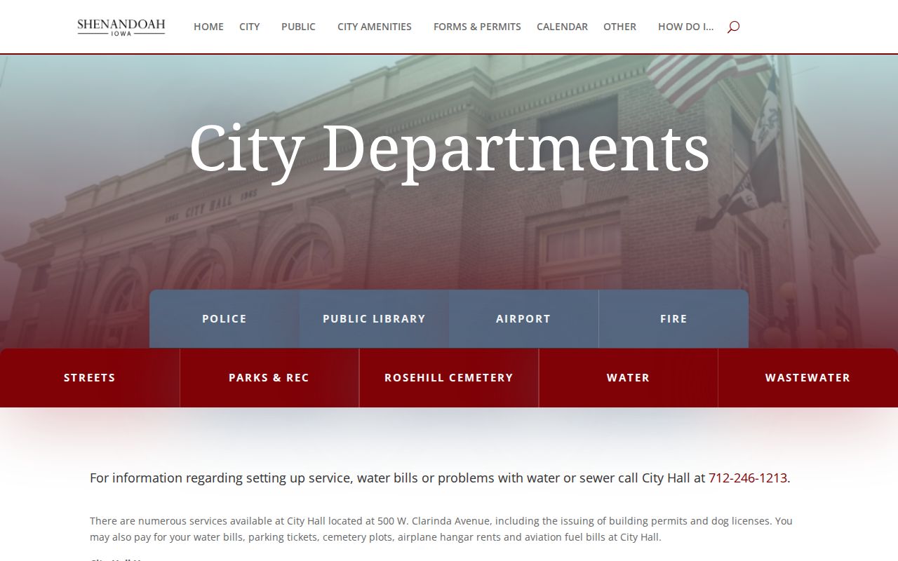 Shenandoah criminal records police department source